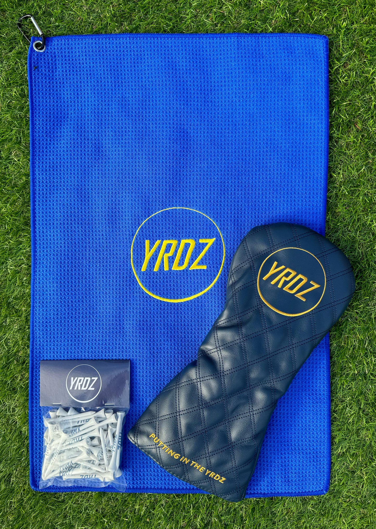 YRDZ Head Cover, Towel & Tees Combo Saver