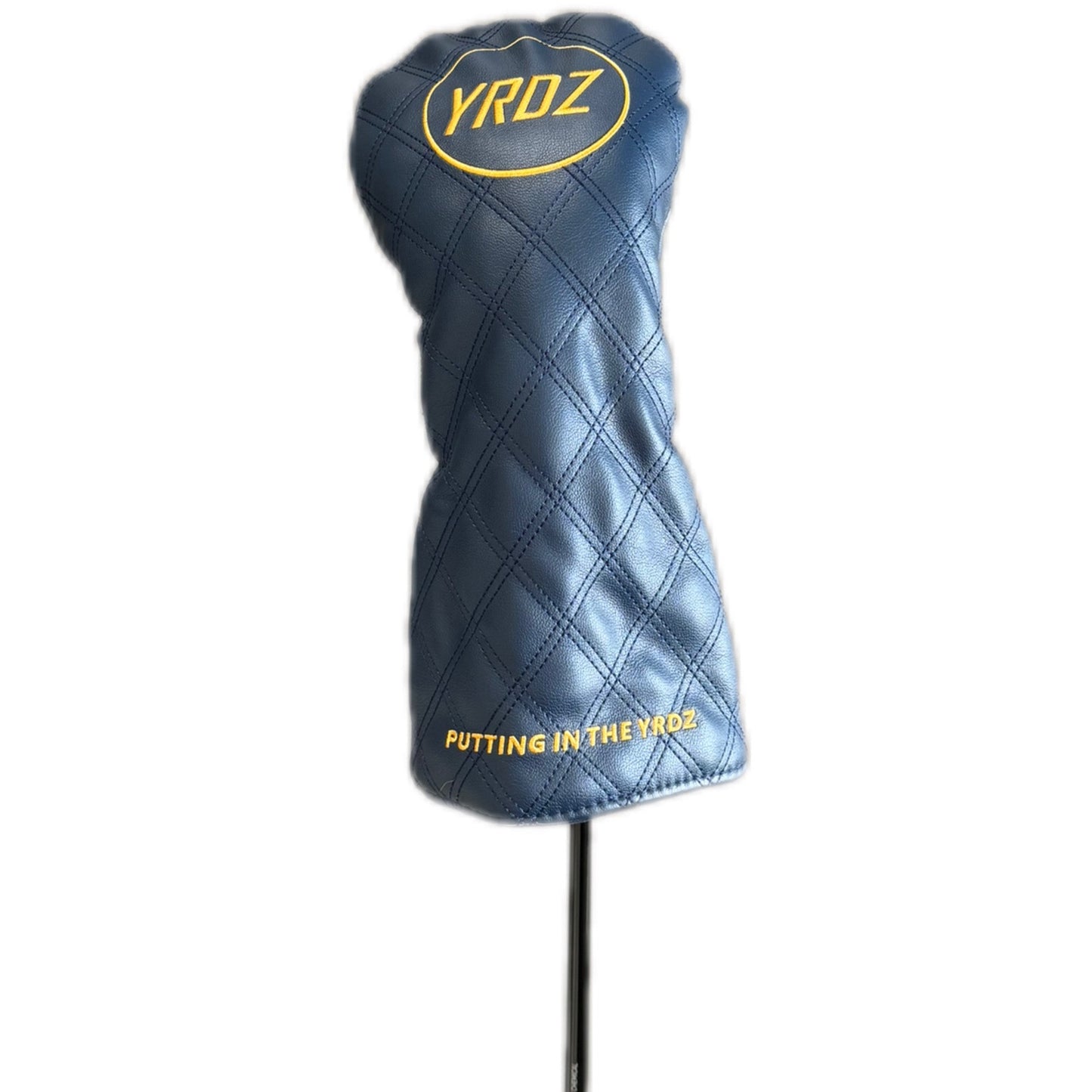 YRDZ Grey Towel, Blue Hat, Blue Head Cover & 50 Tees Combo Saver